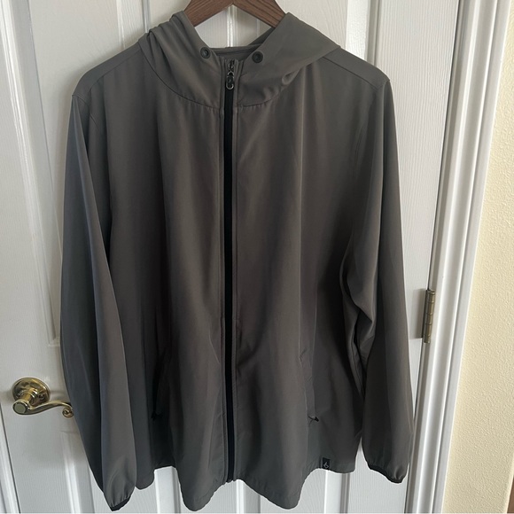 torrid Jackets & Blazers - Torrid Charcoal Hooded Windbreaker